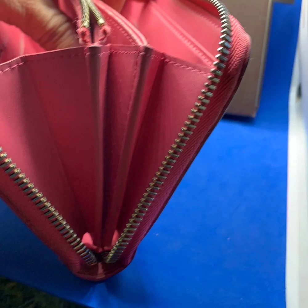 💖 💝 LOUIS VUITTON‎ Vernice pink/ gold patent Leather Zippy Wallet - Picture 5 of 13